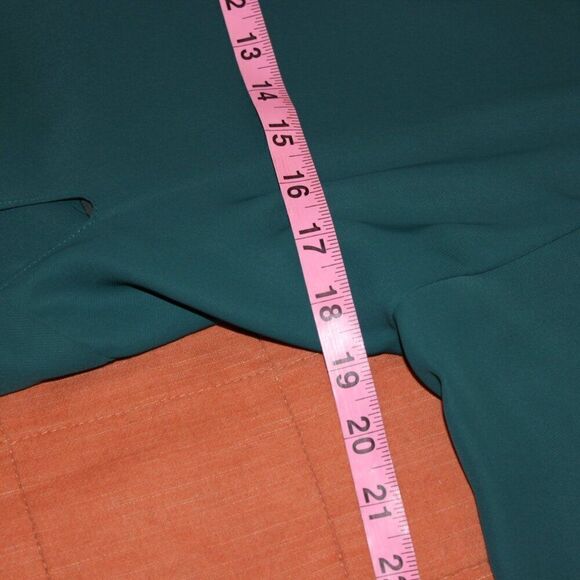 Amanda Uprichard Dark Green Foster Midi Dress Women's Size S - Picture 12 of 15